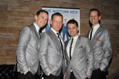 Daniel Reichard, Christian Hoff, Michael Longoria and J. Robert Spencer Photo