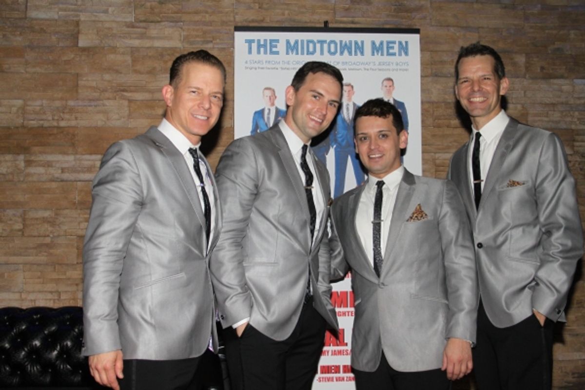 Christian Hoff, Daniel Reichard, Michael Longoria and J. Robert Spencer at 