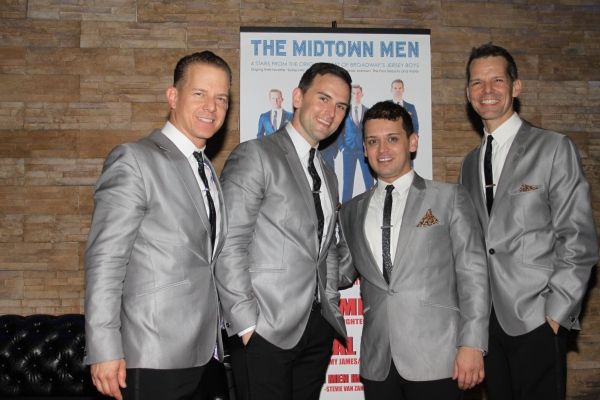 Christian Hoff, Daniel Reichard, Michael Longoria and J. Robert Spencer Photo