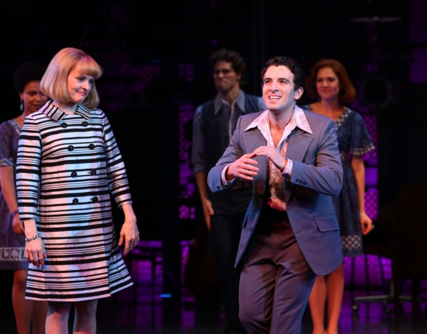 Photo Coverage: Carole King Arrives on Broadway! Inside BEAUTIFUL's Opening Night Curtain Call  Image