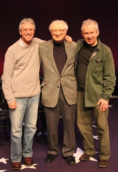 Jeff Saver, Sheldon Harnick and Robert Brink. Photo