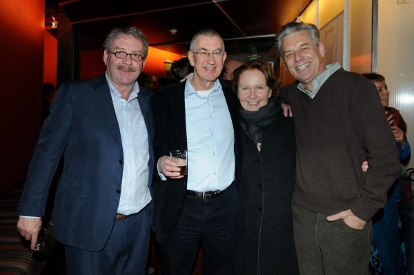 Director of the Gate Theatre, Dublin, Michael Colgan, cast member Barry McGovern, act Photo