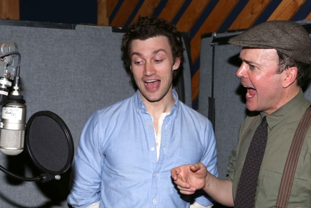 Bryce Pinkham and Jefferson Mays  at 