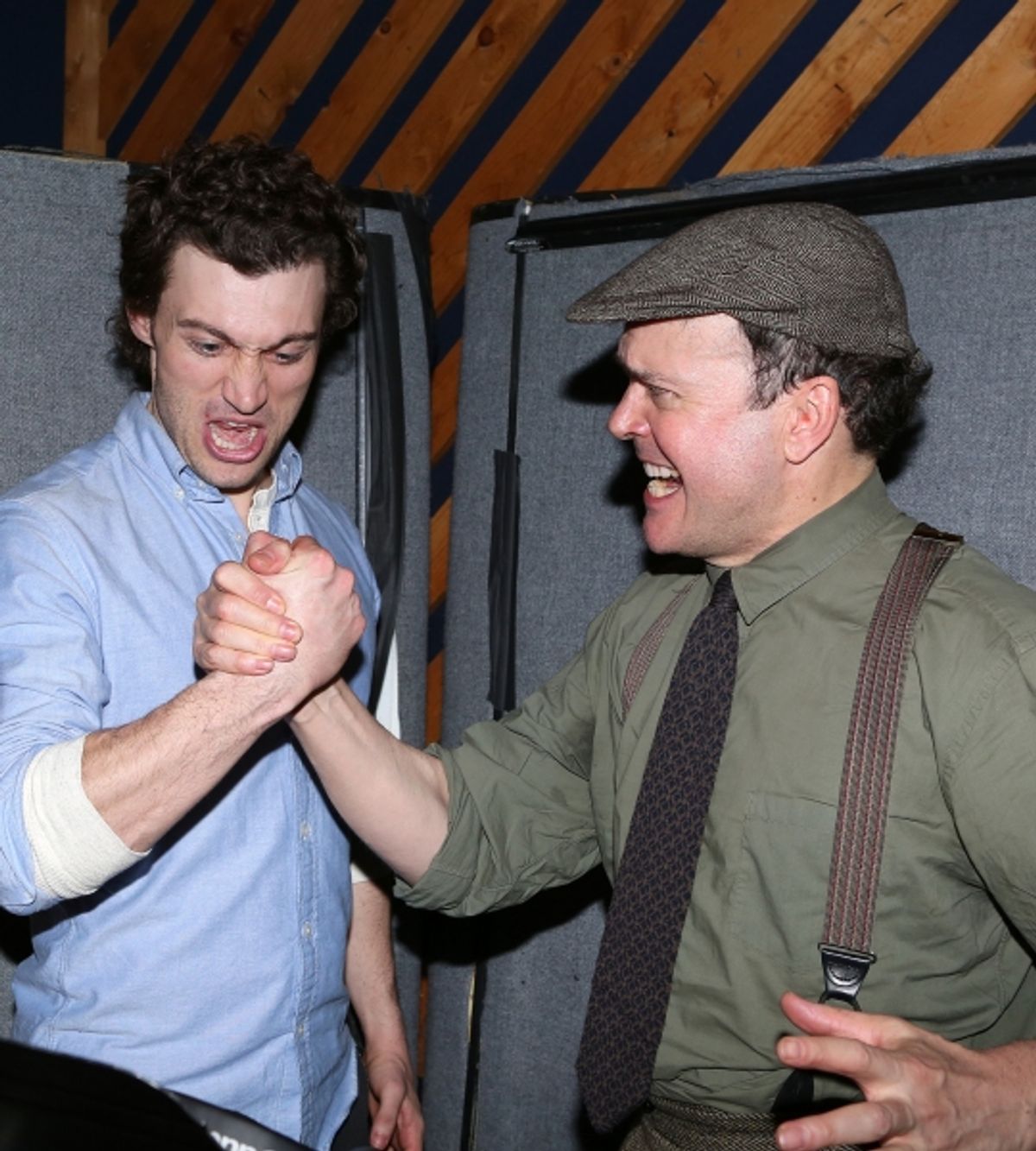 Bryce Pinkham and Jefferson Mays at 