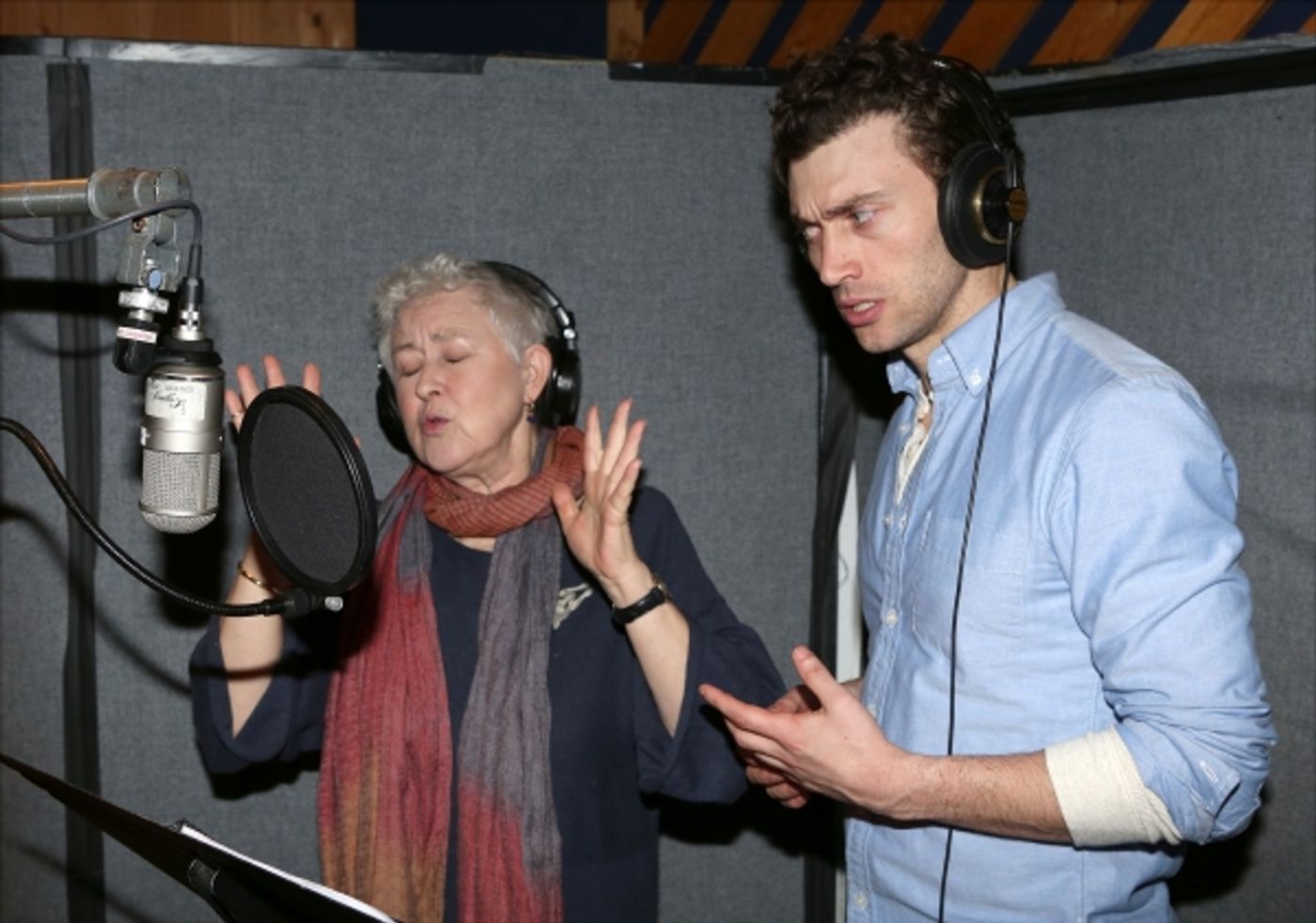 Photo Coverage: In the Recording Studio with Jefferson Mays, Bryce Pinkham and the Cast of A GENTLEMAN'S GUIDE TO LOVE AND MURDER  Image