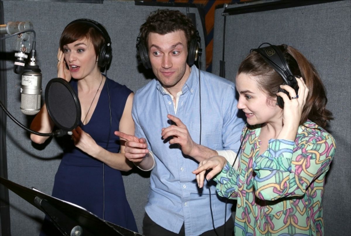 Lisa O''Hare, Bryce Pinkham & Lauren Worsham  at 