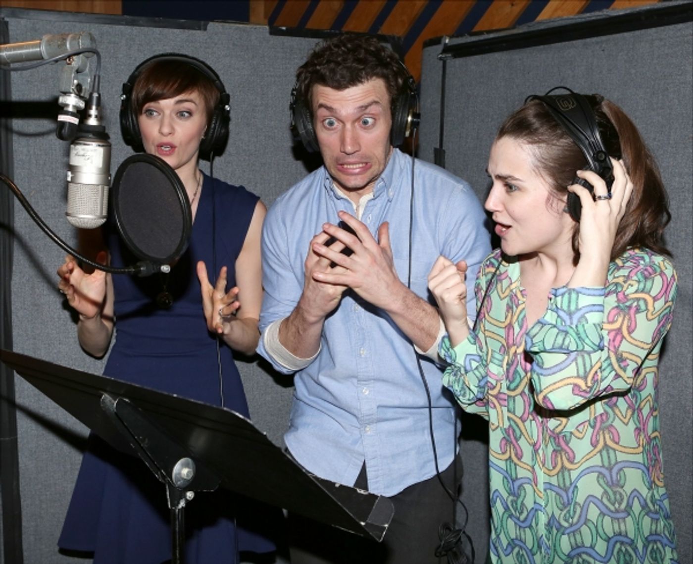 Photo Coverage: In the Recording Studio with Jefferson Mays, Bryce Pinkham and the Cast of A GENTLEMAN'S GUIDE TO LOVE AND MURDER  Image