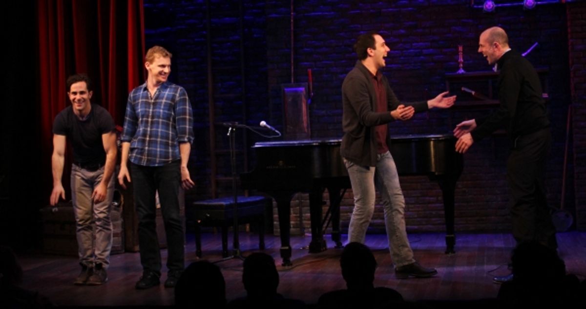 Brett Ryback, Adam Overett, Jeremiah Ginn and Jeff Blumenkrantz at 