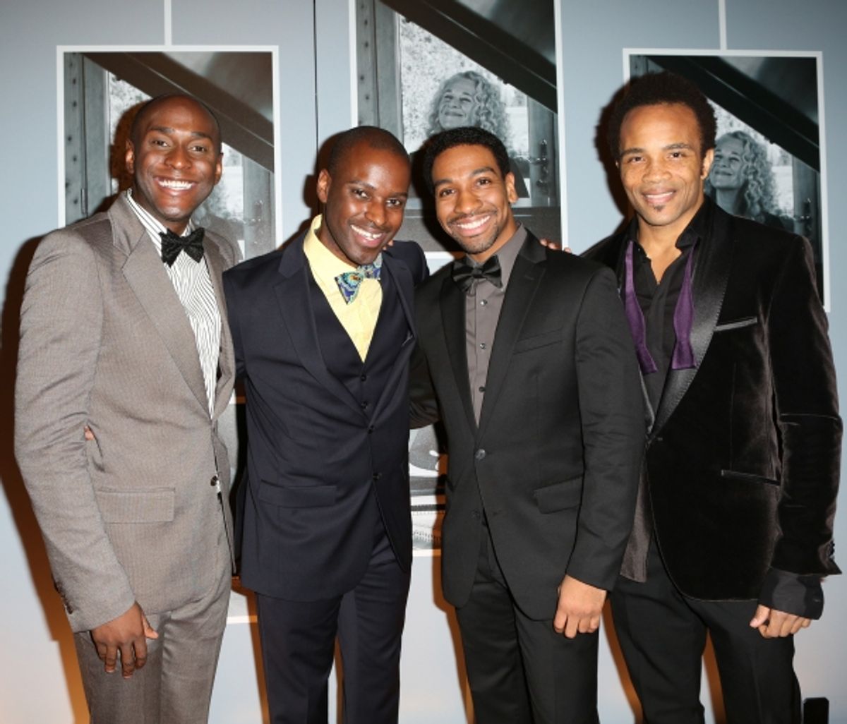 Douglas Lyons, Arbender J. Robinson, E. Clayton Cornelious, and James Harkness at 