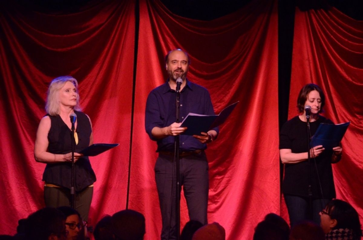 Debbie Harry, Scott Adsit, Rachel Dratch at 