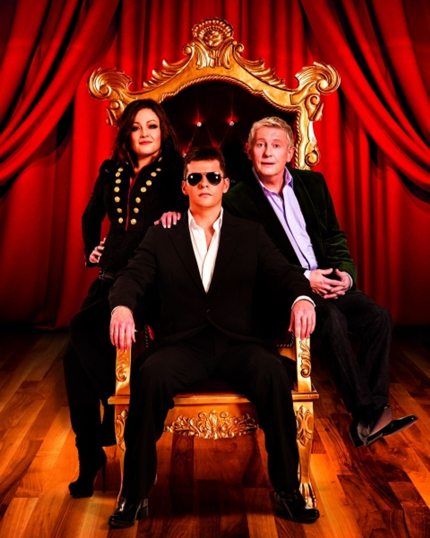 Photo Flash: First Look at I CAN'T SING! The X Factor Musical's Trio of Judges - Nigel Harman, Victoria Elliot & Alex Knight!  Image