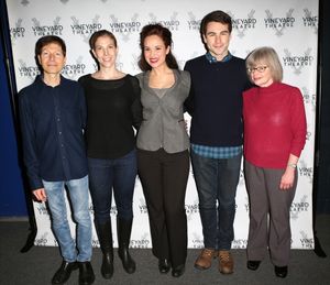 Victor Lodato (book writer/lyricist ), Carolyn Cantor (director), Alexandra Silber, Ben Moss and Polly Pen (composer) @ BroadwayWorld Victor Lodato (book writer/lyricist ), Carolyn Cantor (director), Alexandra Silber, B Photo