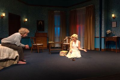 Richard McElvain (The Professor) and Stacy Fischer (The Actress) Photo