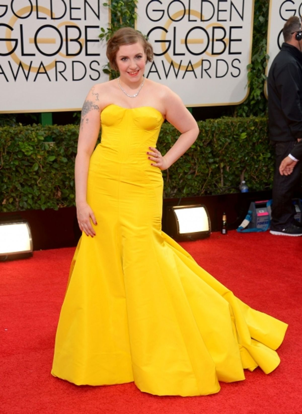 Lena Dunham at Fashion Photo of the Day 1/14/14 - Lena Dunham