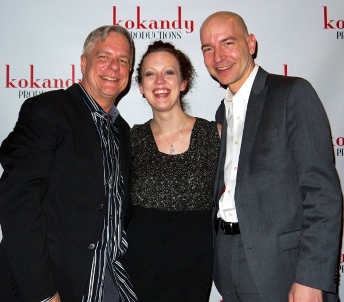 Kokandy Productions Associate Artistic Director and Director of SWEET SMELL OF SUCCESS John D. Glover, Associate Artistic Director Allison Hendrix, and Executive Producer Scot Kokandy at 