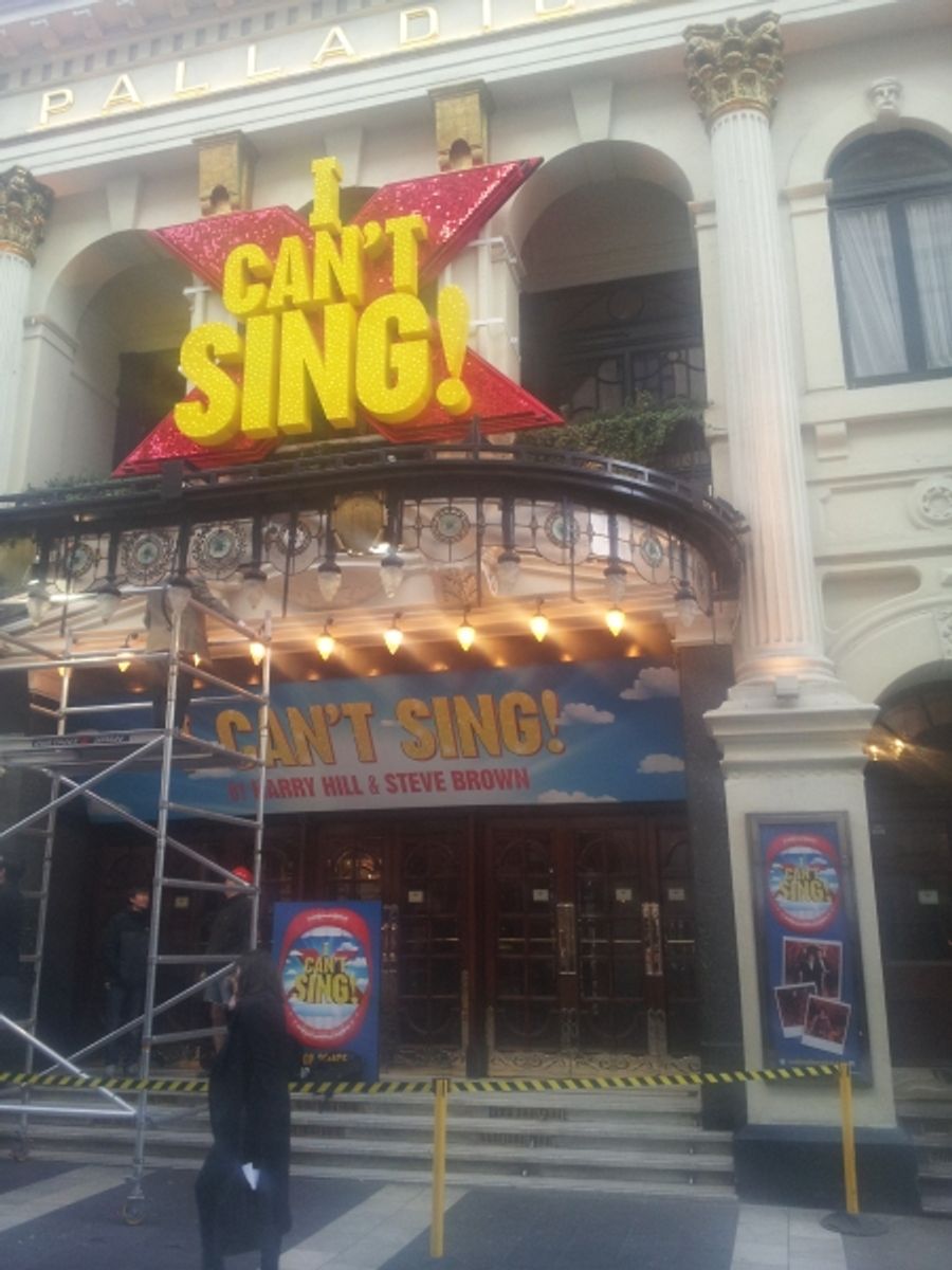 Photo Coverage: I CAN'T SING!: THE X FACTOR MUSICAL Marquee! Image