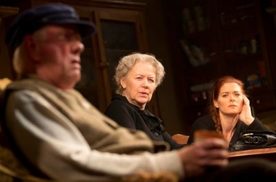 Peter Maloney, Dearbhla Molloy, Debra Messing Photo