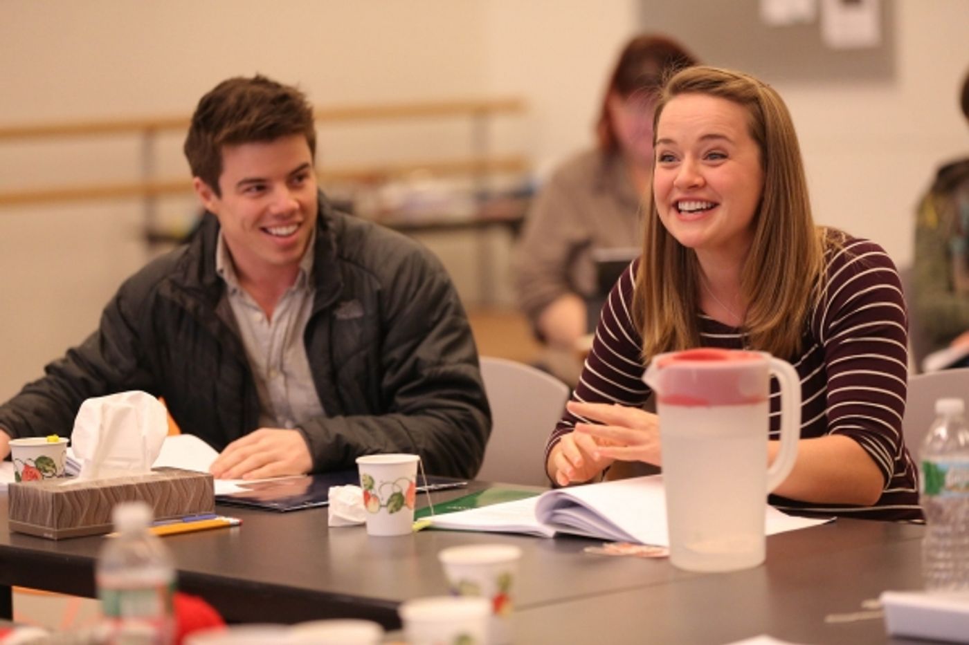 Photo Flash: In Rehearsal with David Hyde Pierce, Christine Ebersole, Kristine Nielsen & More for CTG's 'VANYA AND SONIA'  Image