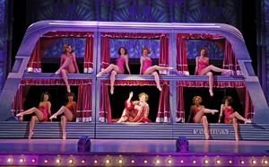 Maggie Jones (Nancy Voigts, center) and the chorus girls ''Shuffle off to Buffalo'' @ BroadwayWorld Maggie Jones (Nancy Voigts, center) and the chorus girls ''Shuffle off to Buffalo'' Photo