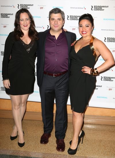 Karen Walsh, Damian Baldet and Maria-Christina Oliveras  Photo