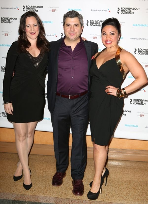 Karen Walsh, Damian Baldet and Maria-Christina Oliveras  Photo
