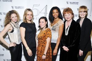 Lauren Molina, Amy Spanger, Emma Galvin, Renee Elise Goldsberry, Becky Ann Baker, Kat Photo