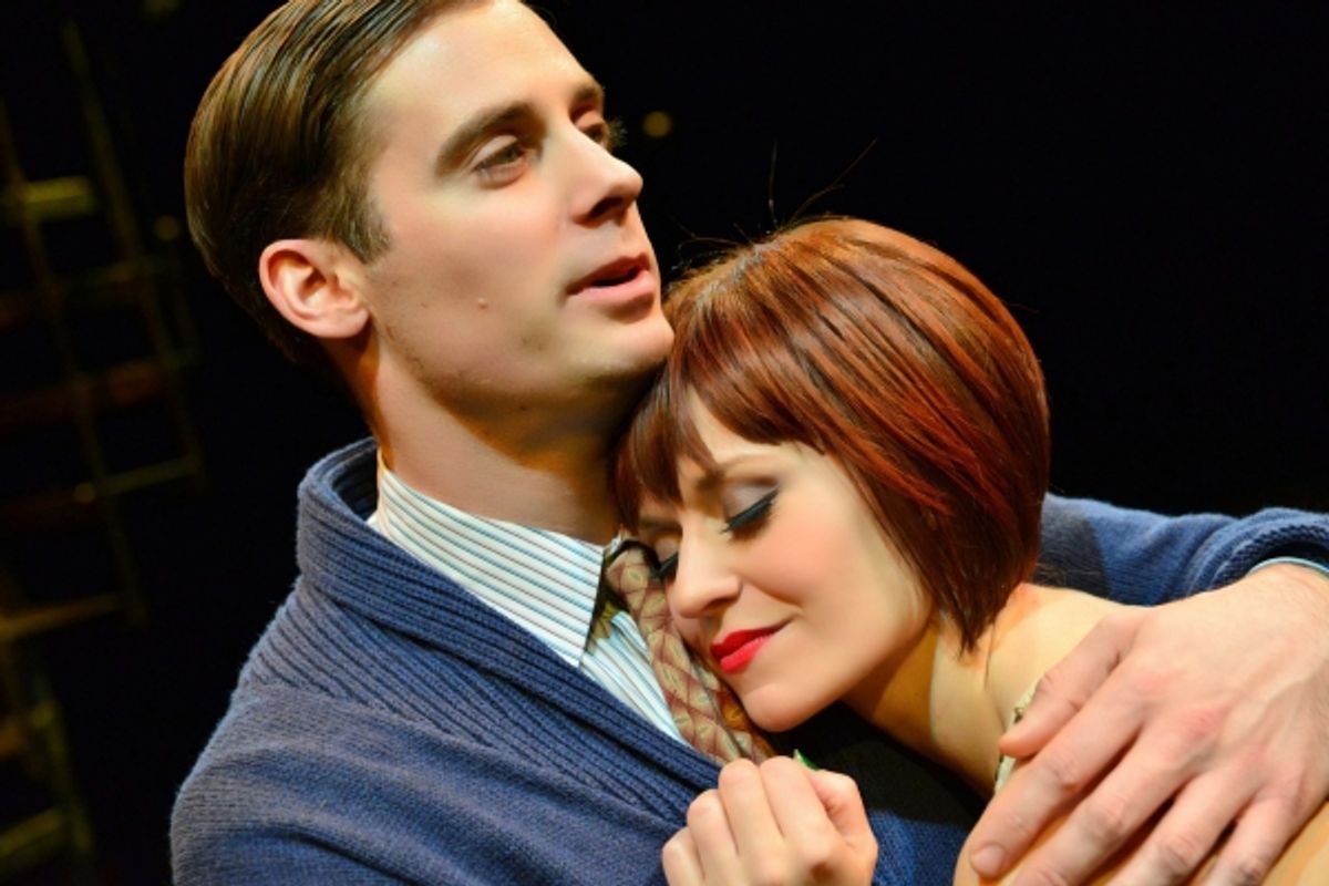 Patrick Sarb as Clifford Bradshaw and Megan Sikora as Sally Bowles at 