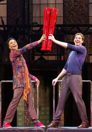 The original Broadway cast of KINKY BOOTS. Photo by Matthew Murphy. Photo