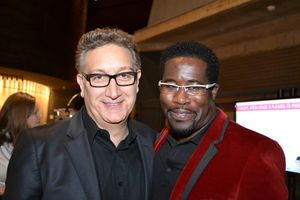 Director Moises Kaufman and playwright & performer Daniel Beaty  Photo