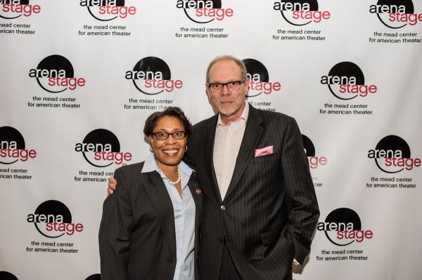 Congresswoman Marcia L. Fudge and Arena Stage Executive Producer Edgar Dobie  Photo