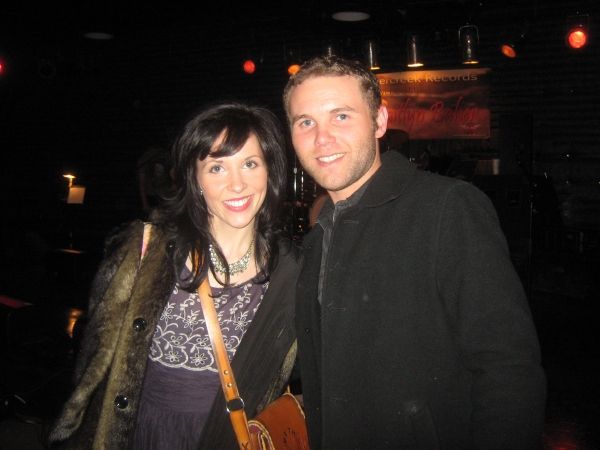 Kenzie Wetz (fiddle player, ABC''s ''Nashville''), Kaleb Payne (Silvercreek Records) Photo