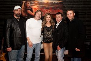 Left to right: Scott Arnold (manager/producer), Steve Pope (Silvercreek Records V.P.), Kaitlyn Baker, Stafond Seago (Silvercreek Records president) and Kaleb Payne (Silvercreek Records V.P.) @ BroadwayWorld Left to right: Scott Arnold (manager/producer), Steve Pope (Silvercreek Records V.P.) Photo