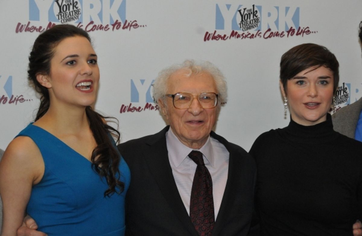 Kerry Conte, Sheldon Harnick and Rhyn McLemore at 