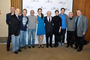 Andrew Levine (Executive Director of The York Theatre), Charles Strouse, Jason Graae, Photo