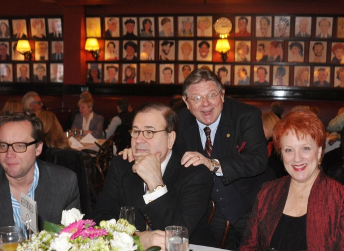 Michael Riedel, Lee Roy Reams, Bob Lydiard, Jeanne Lehman at 