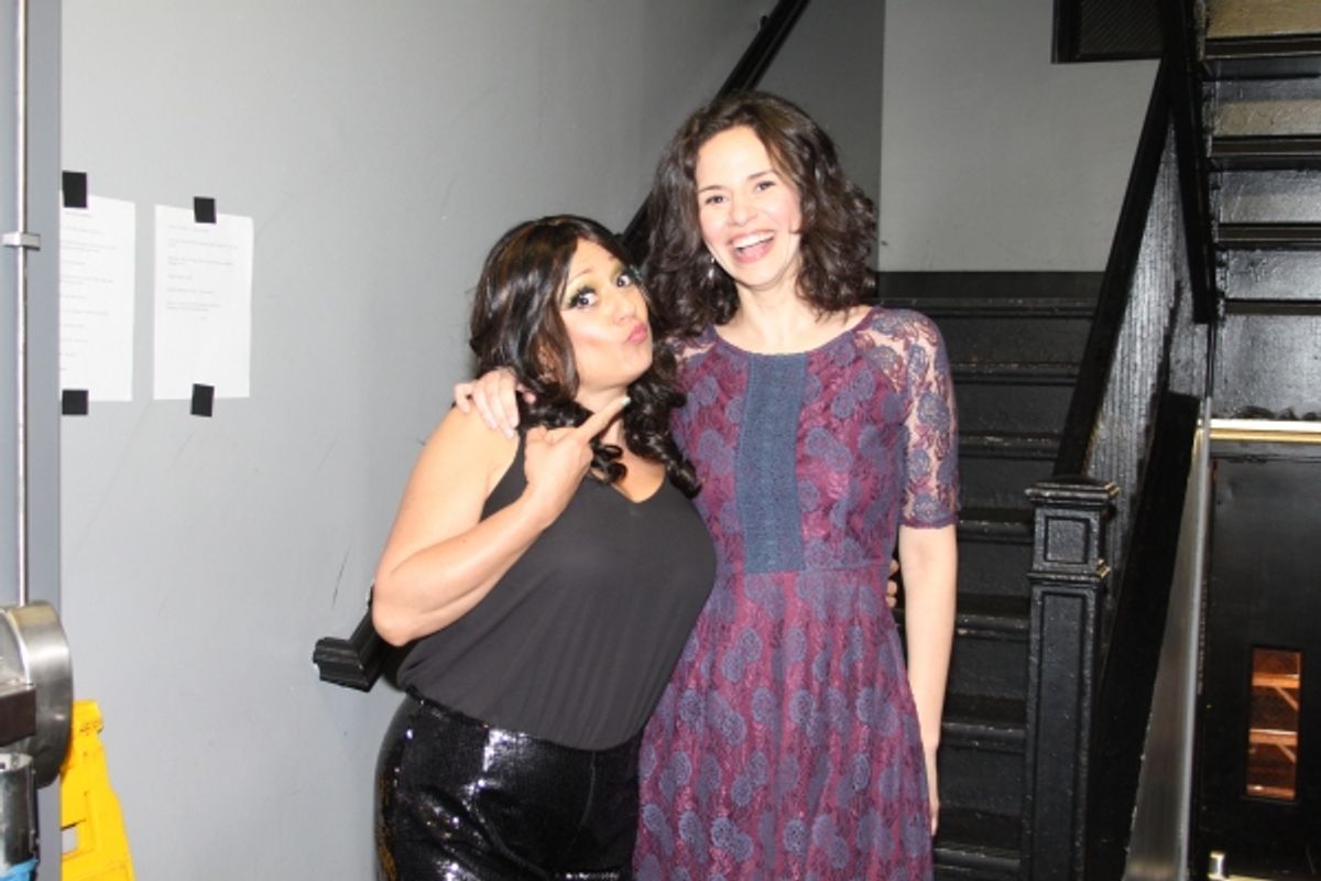 Natalie Toro and Mandy Gonzalez at 