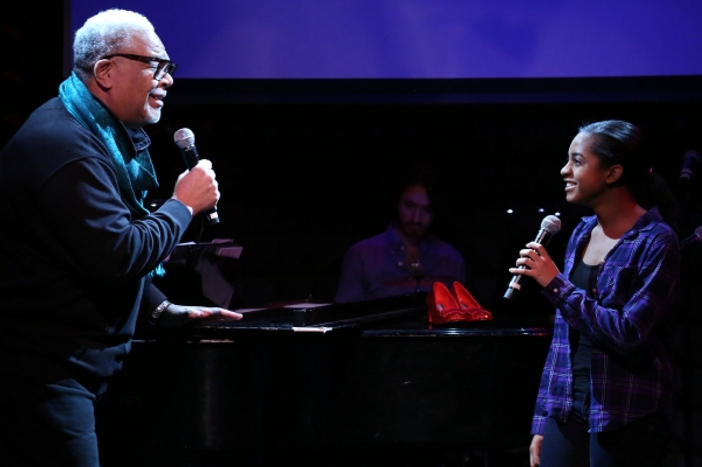 Photo Coverage: A Peek Inside BROADWAYWORLD.COM VISITS OZ Rehearsals Image