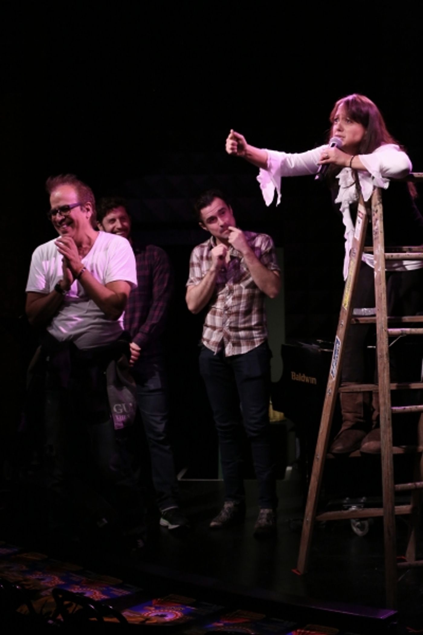Photo Coverage: A Peek Inside BROADWAYWORLD.COM VISITS OZ Rehearsals Image