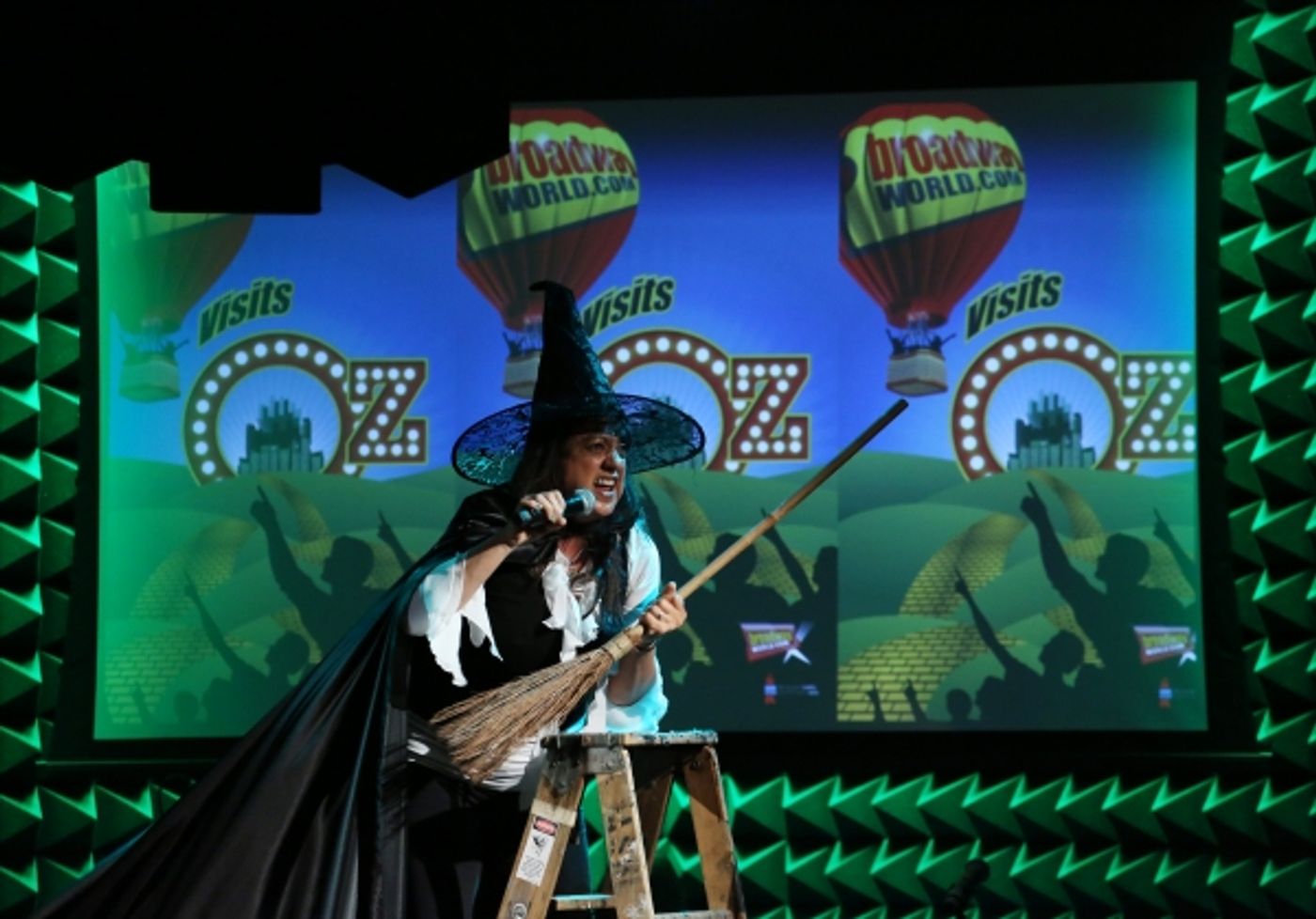 Photo Coverage: A Peek Inside BROADWAYWORLD.COM VISITS OZ Rehearsals Image