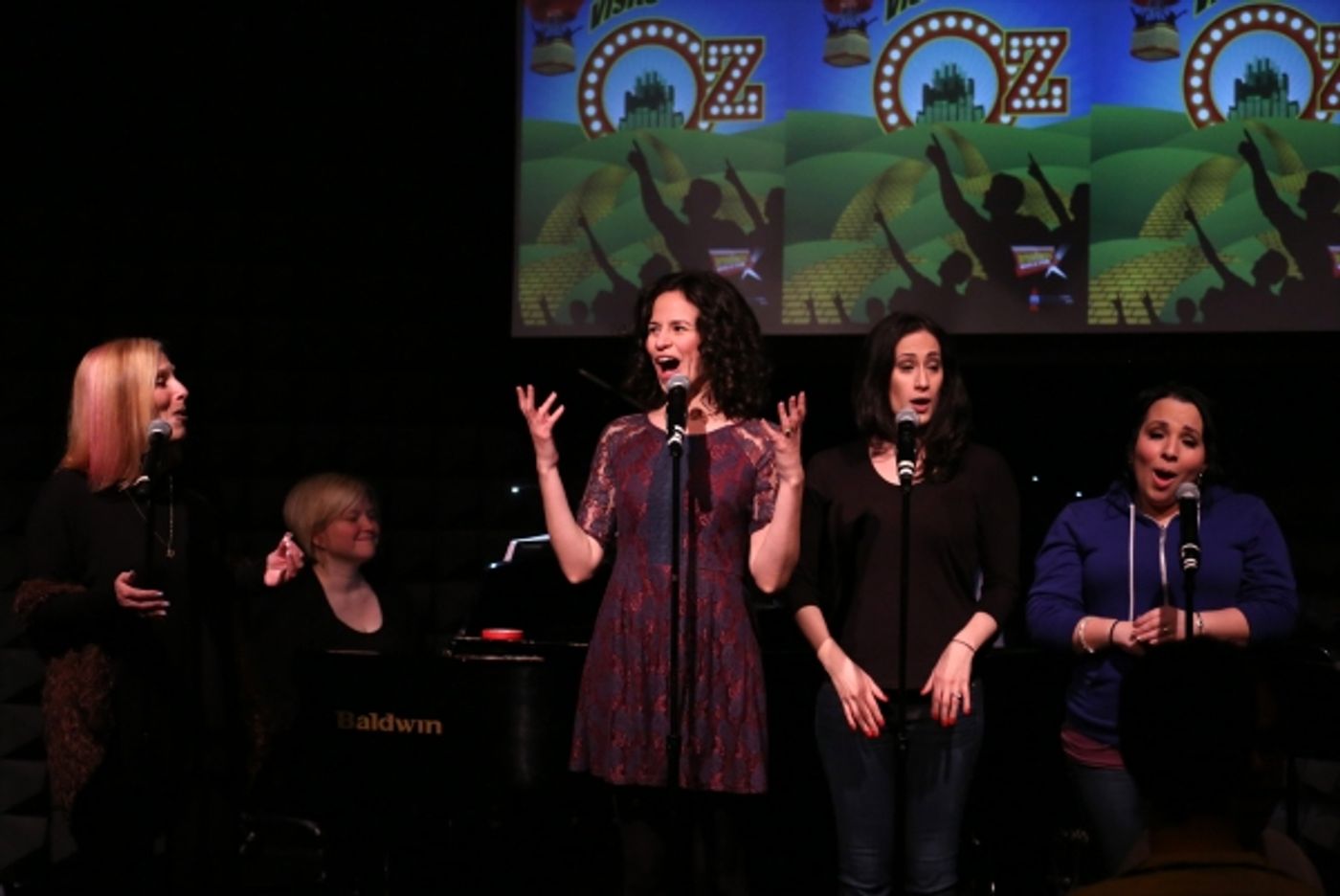 Photo Coverage: A Peek Inside BROADWAYWORLD.COM VISITS OZ Rehearsals Image