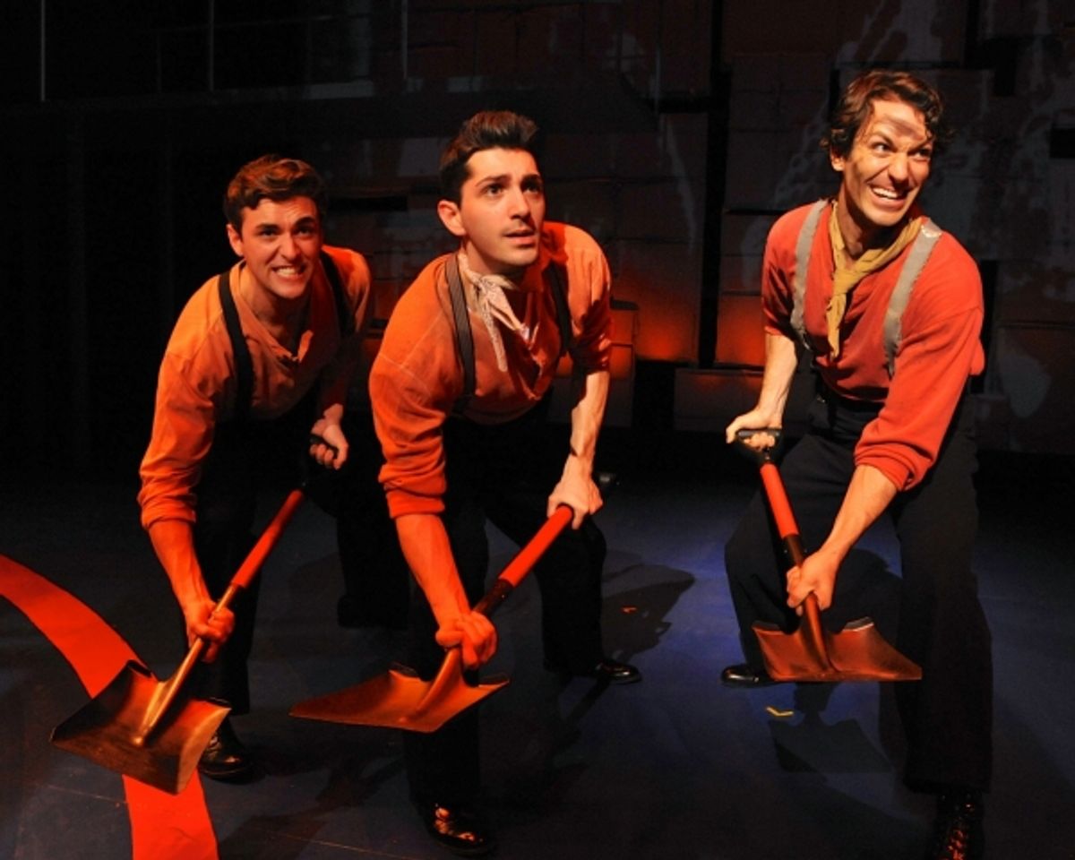 John Langley, Christian Palmer  and Xander Chauncey at 