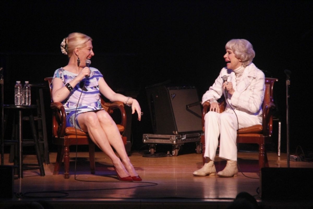 Carol Channing and Justin Vivian Bond  at 