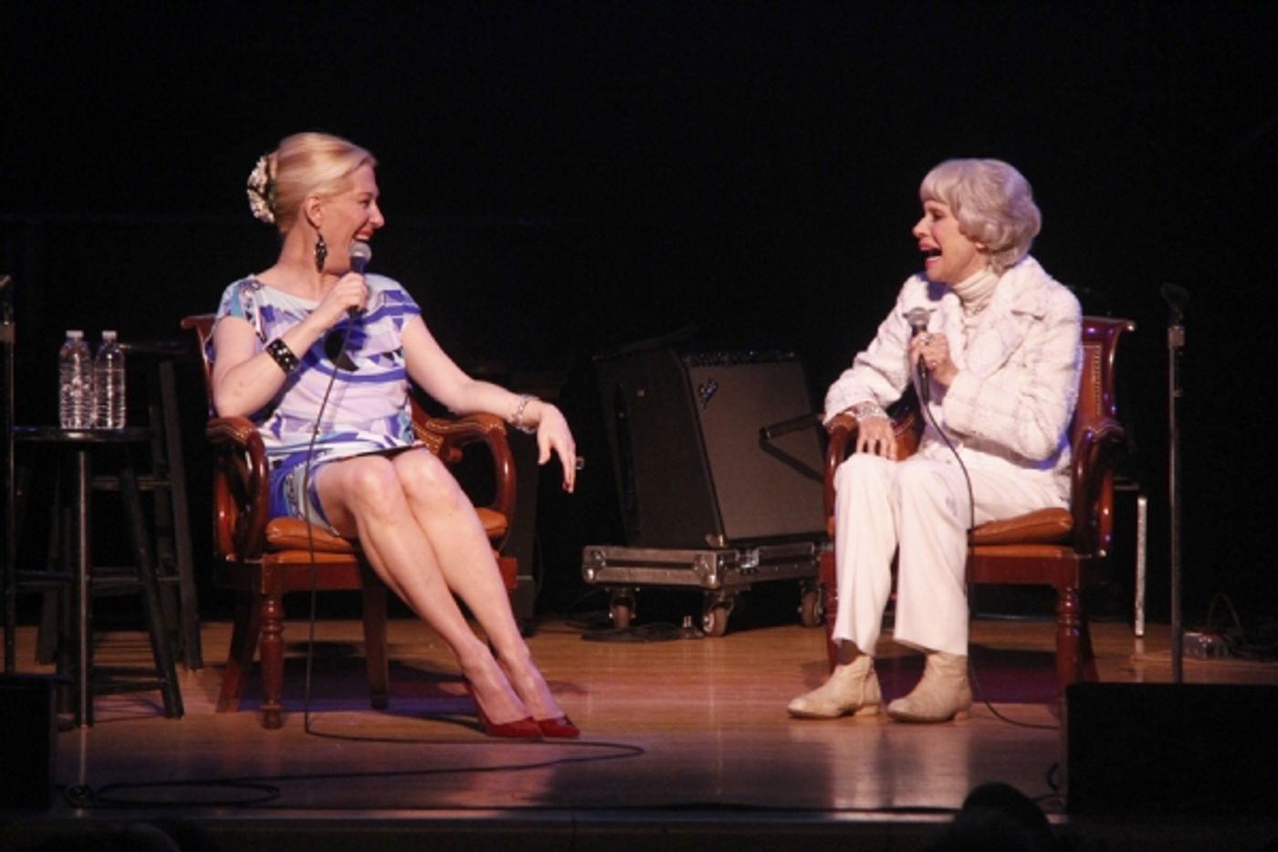 Photo Flash: Carol Channing Returns to Town Hall with Justin Vivian Bond!  Image