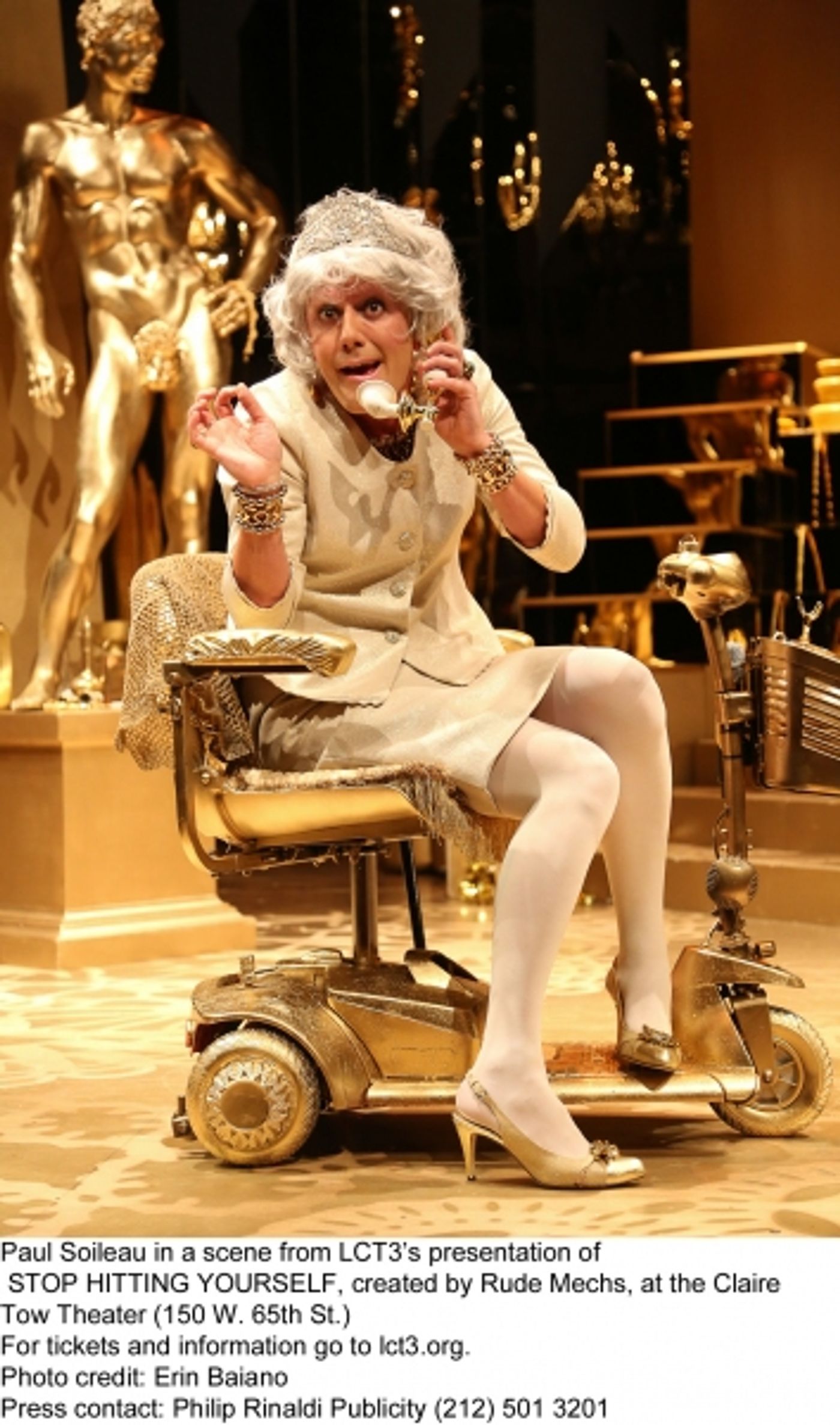 Photo Flash: First Look at LCT3's STOP HITTING YOURSELF  Image