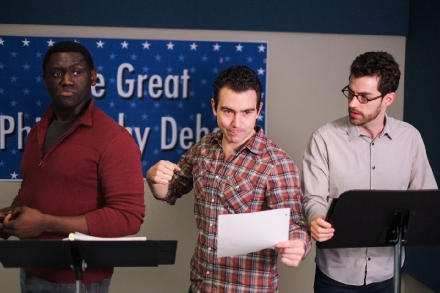 Photo Flash: In Rehearsal with Off-Broadway's PHILOSOPHY FOR GANGSTERS  Image