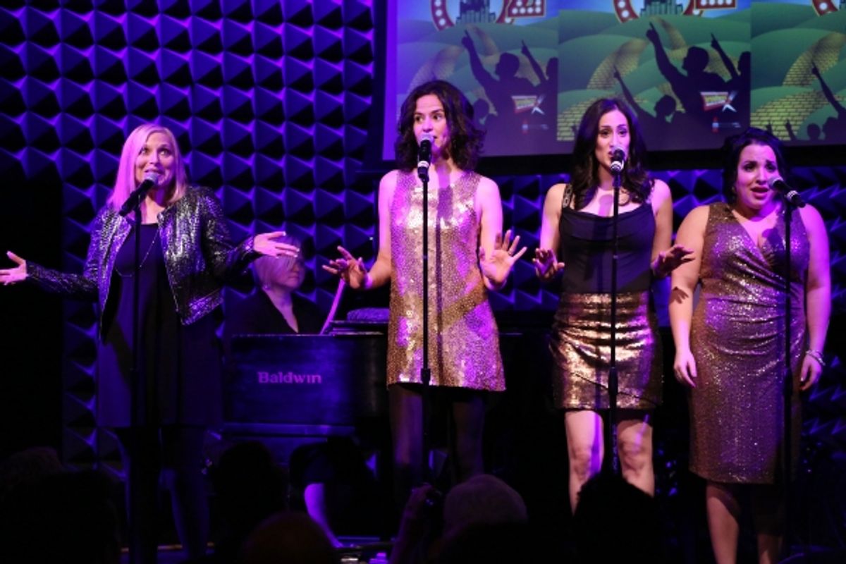 Roslyn Kind, Mandy Gonzalez, Jennifer Diamond & Katie Sarno  at 