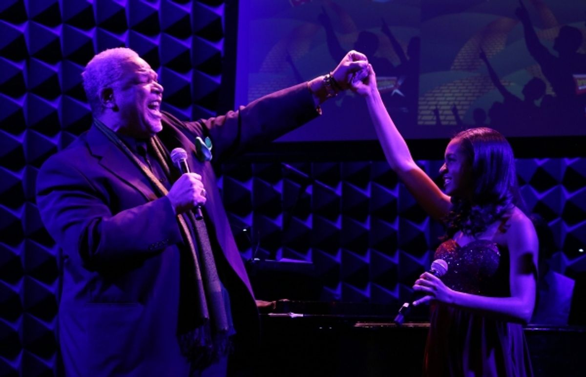 Ken Page and Olivia Hardy  at 