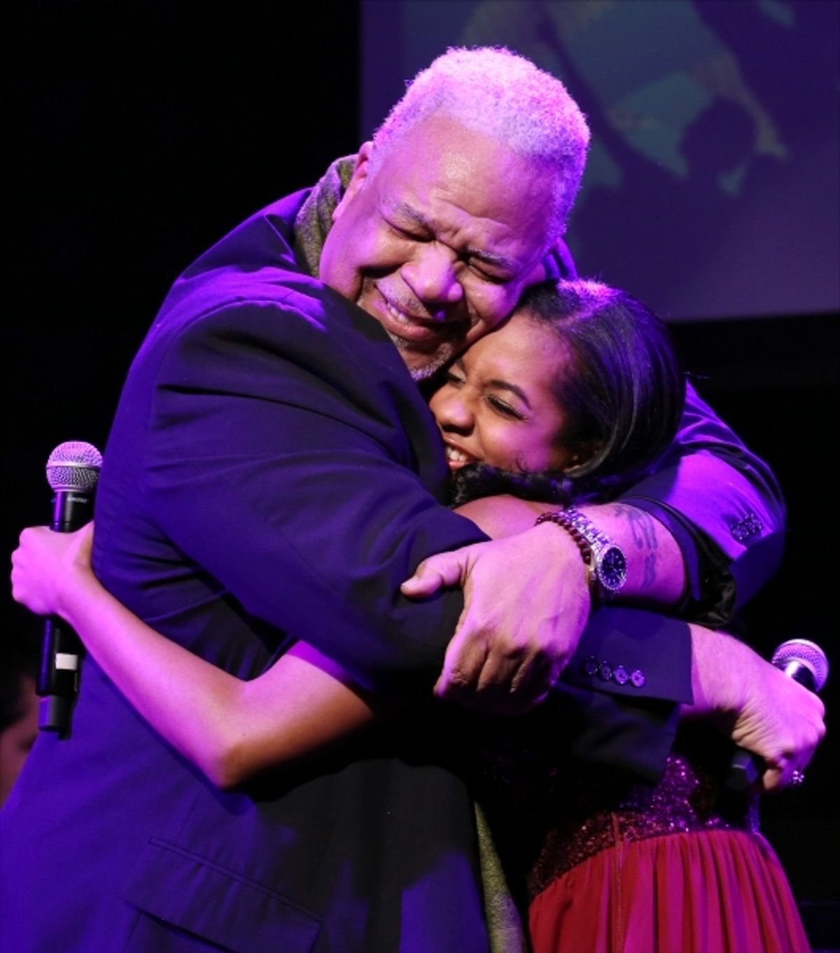 Olivia Hardy and Ken Page  at 