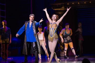 Charlotte d''Amboise and Christopher Sieber Photo