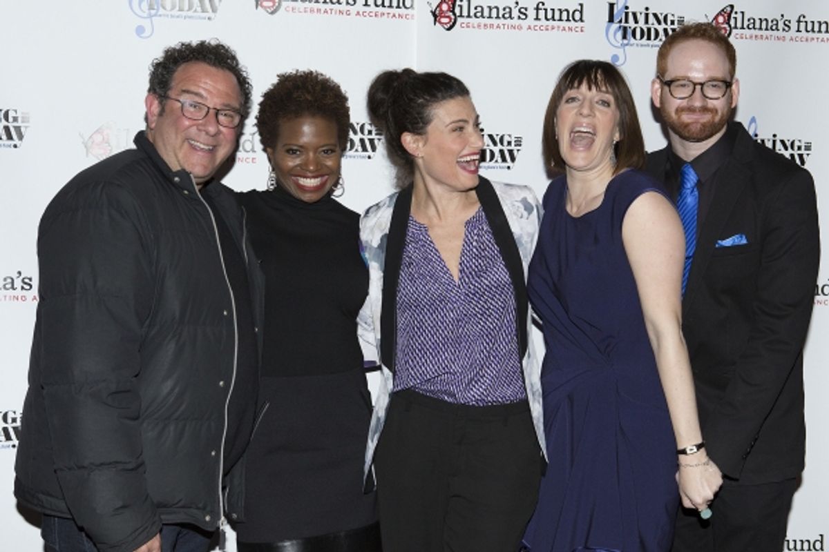 Michael Grief, LaChanze, Idina Menzel, Julia Murney and David Alpert at 